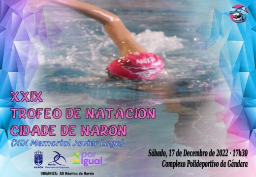 Máis dun centenar de deportistas participarán no “XXIX Trofeo de Natación Cidade de Narón”